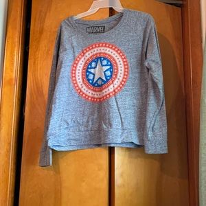 captain america long sleeve